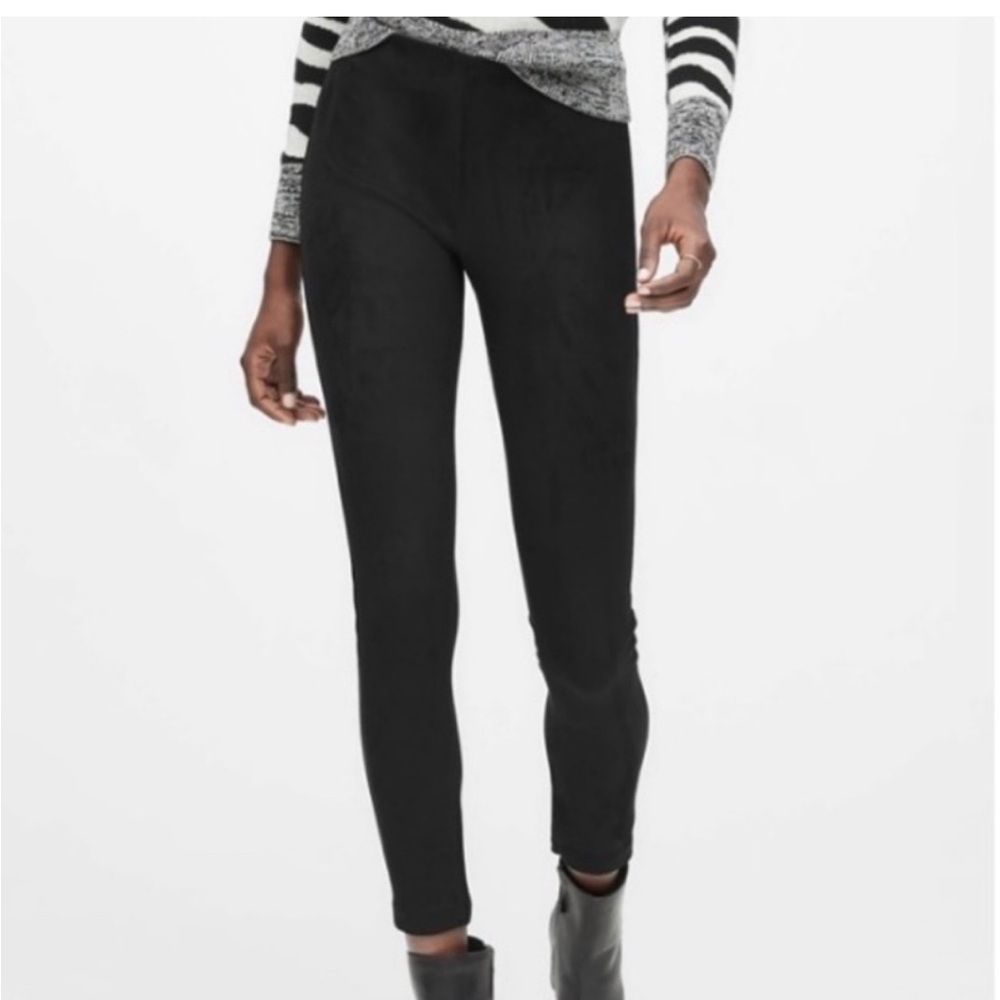 NWT Banana Republic Black Devon Legging. Sz 6.